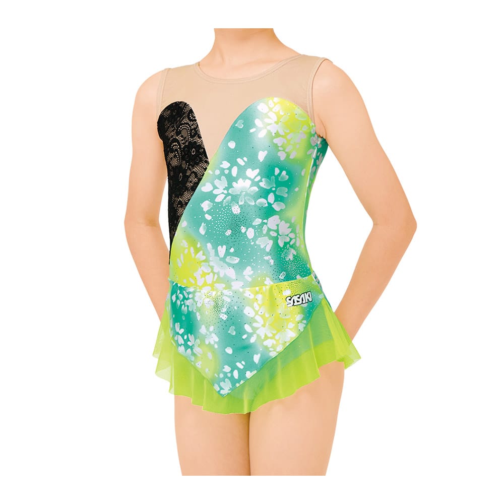 Floral Mermaid Leotard - 7365S - main product image