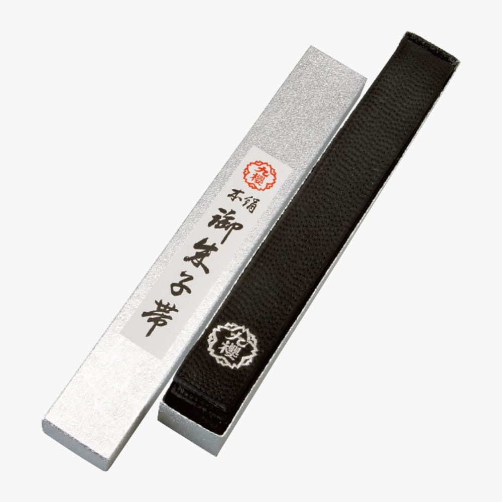 JGS - Japanese Silk Black Belt - main product image