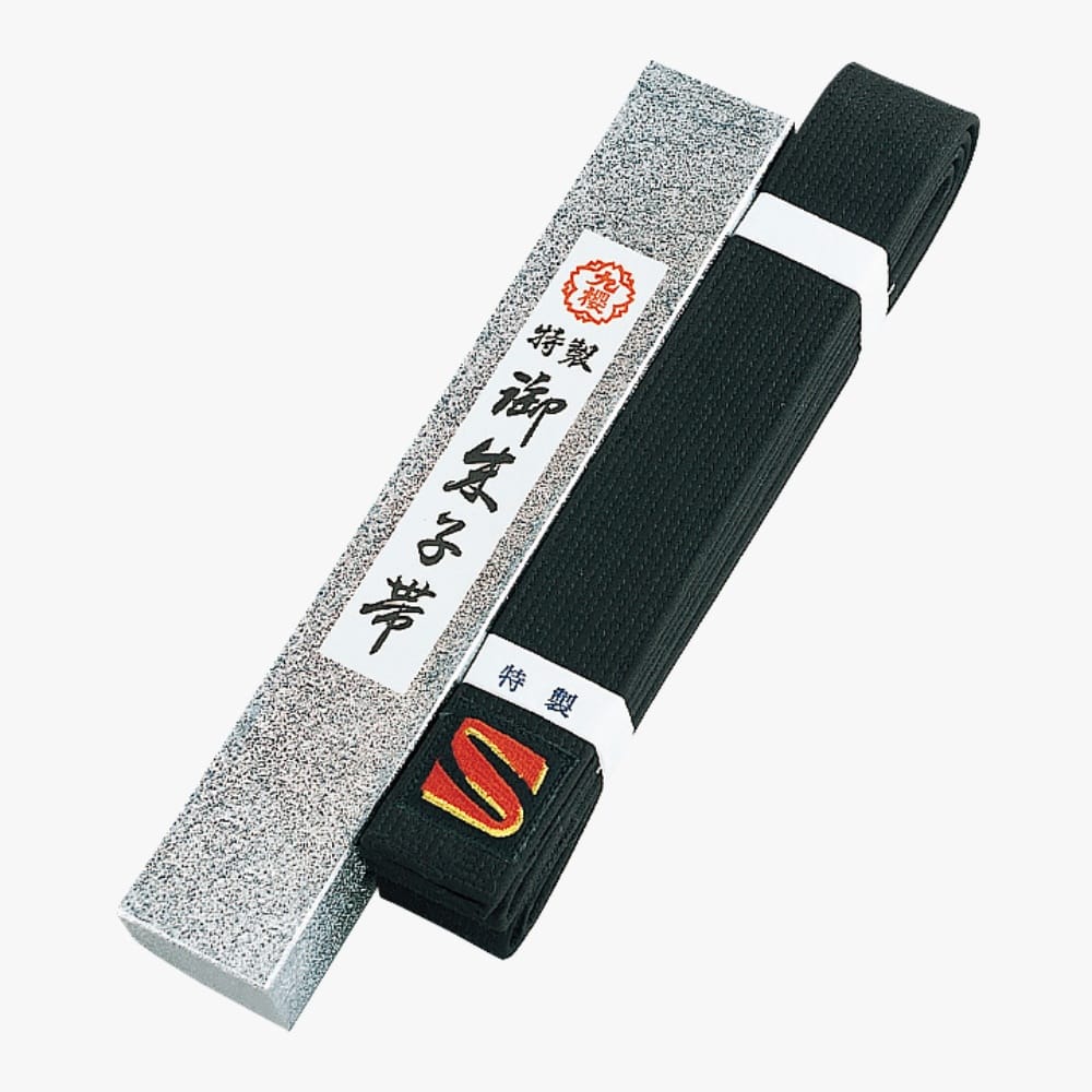 JOGS - Deluxe Shusu Black Belt - Extra Thick - main product image