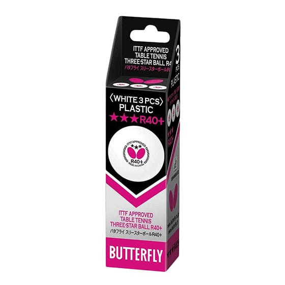 3-STAR R40+ (Box of 3) - Table Tennis Balls - main product image