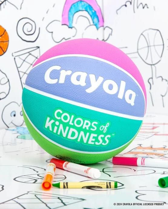 Crayola Colors of Kindness Youth Indoor/Outdoor Basketball - main product image