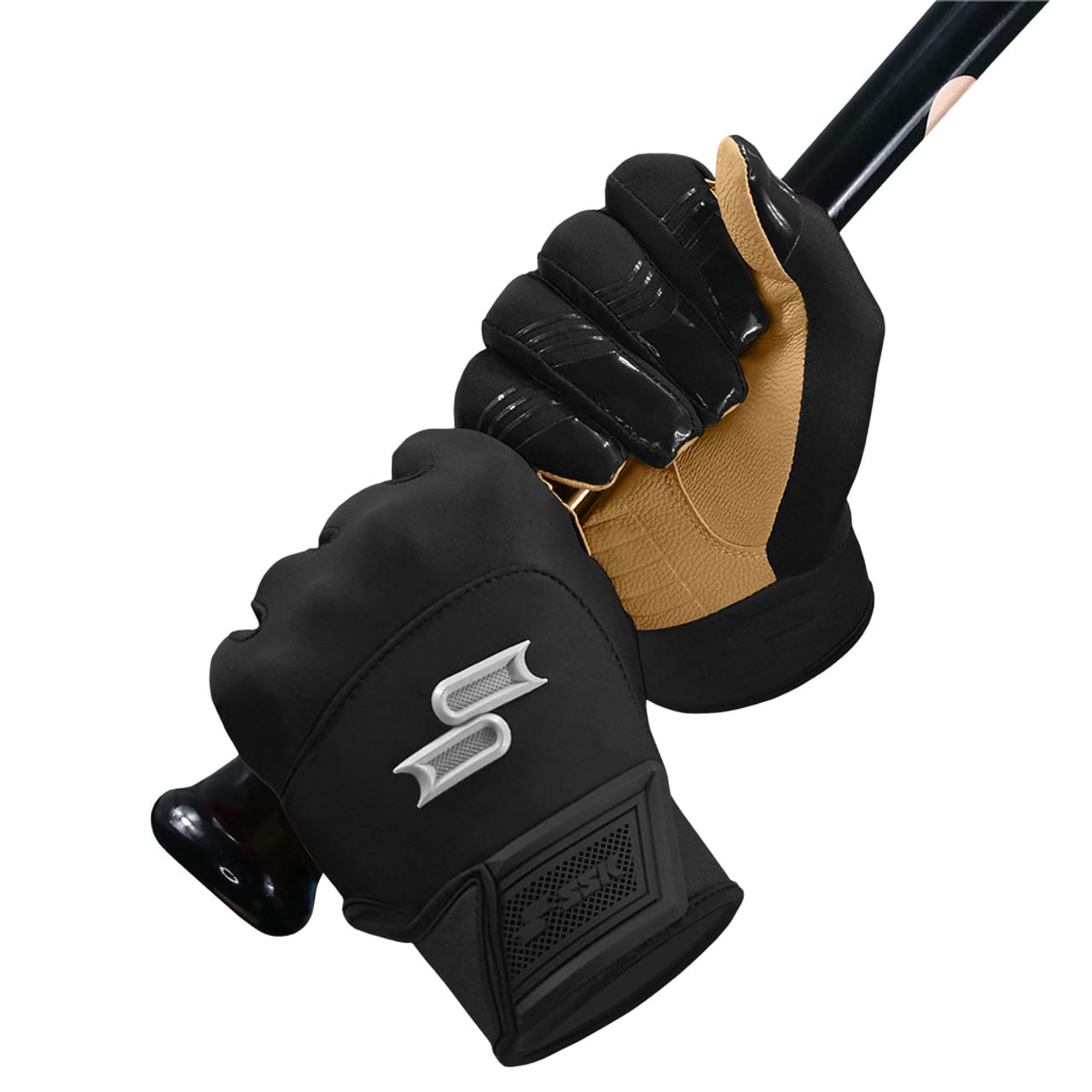 X1 Color Rush Adult Baseball Batting Gloves - main product image