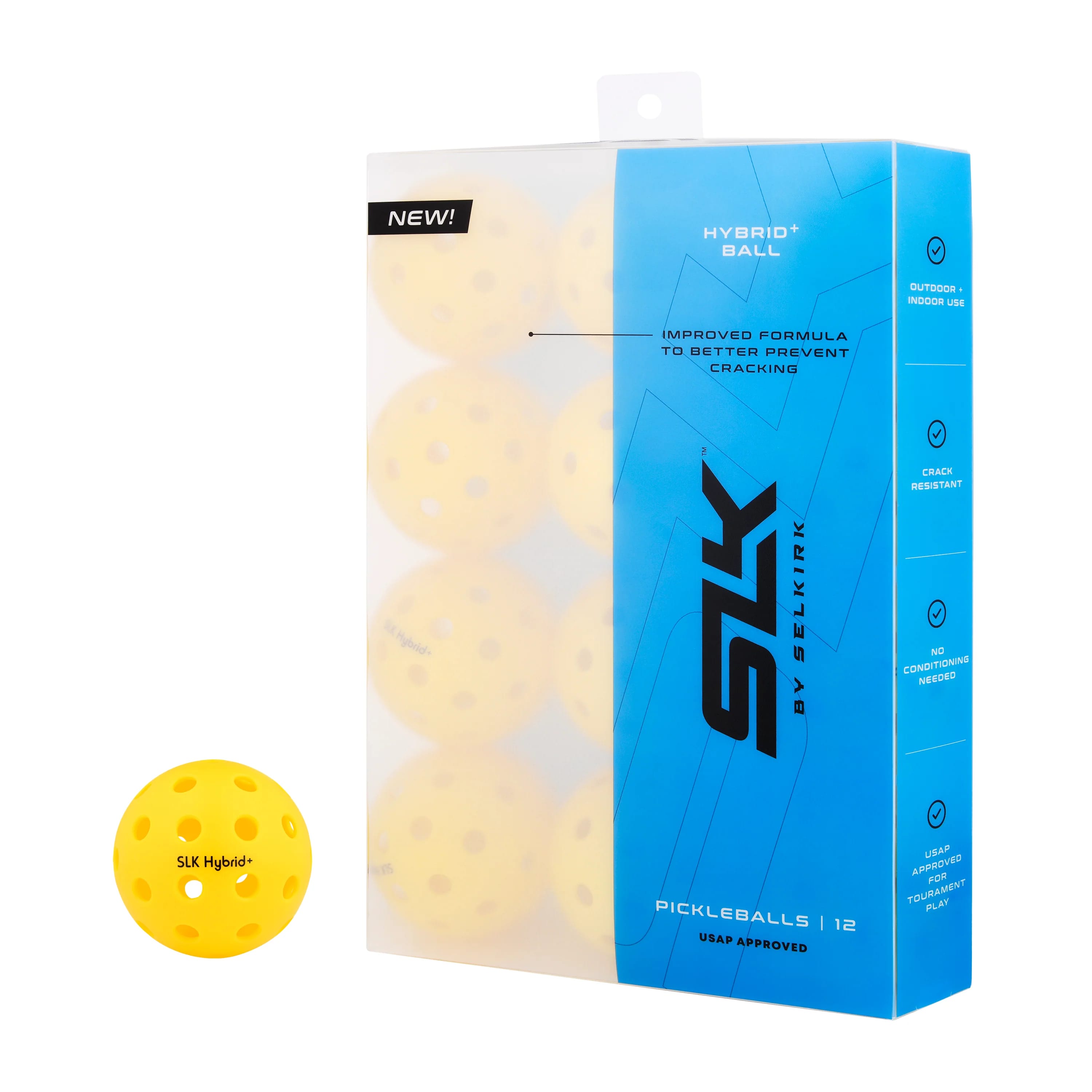 SLK Hybrid+ Pickleball Ball - main product image