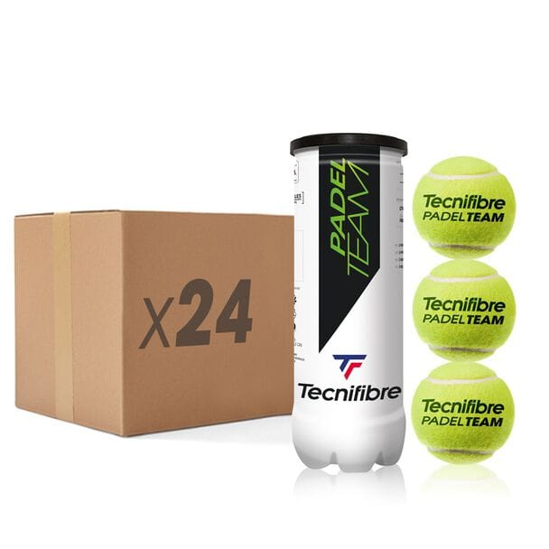 PADEL TEAM : BOX OF 24 TUBES OF 3 BALLS DE PADEL - main product image