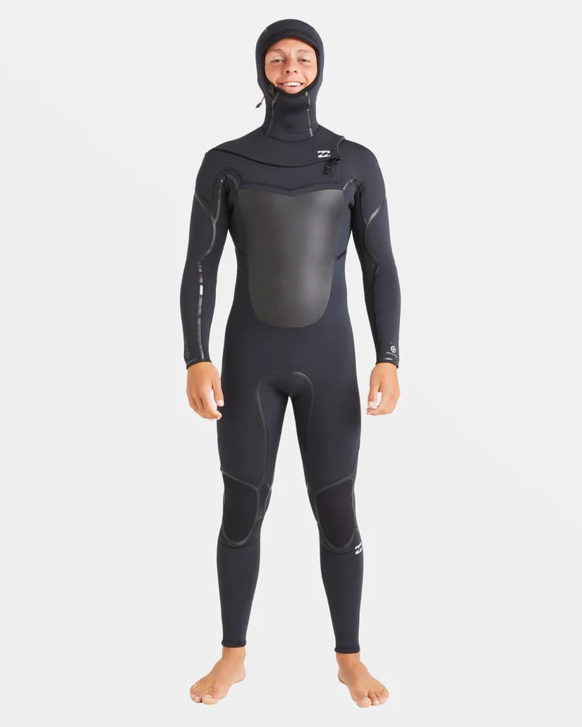 Absolute Natural+ Upcycler Welded Chest Zip Hooded Wetsuit - main product image