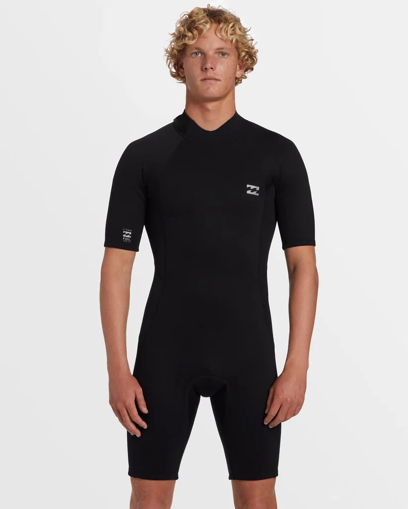 Foil Flatlock Back Zip Short Sleeve Springsuit - main product image