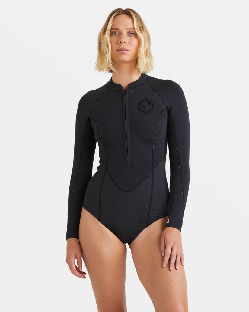 Salty Dayz Natural Flatlock Long Sleeve Springsuit - main product image