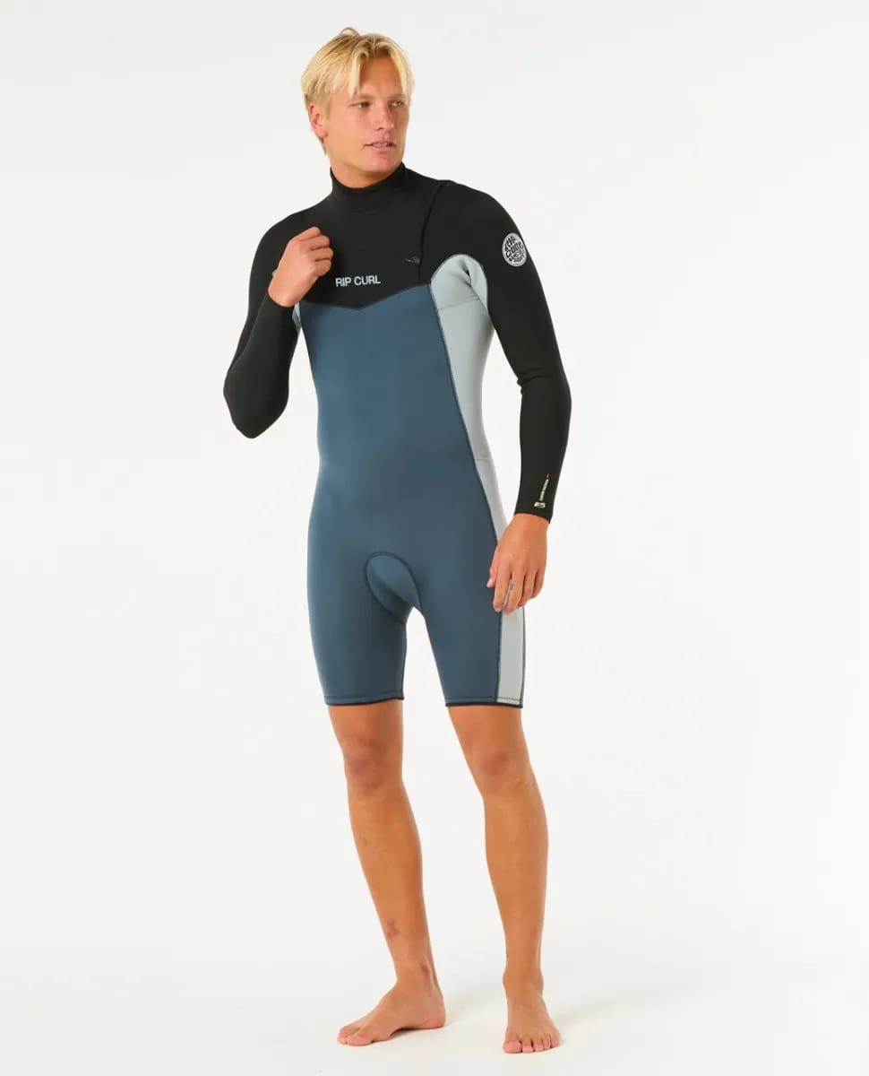 Mens Dawn Patrol Long Sleeve Chest Zip Springsuit - main product image