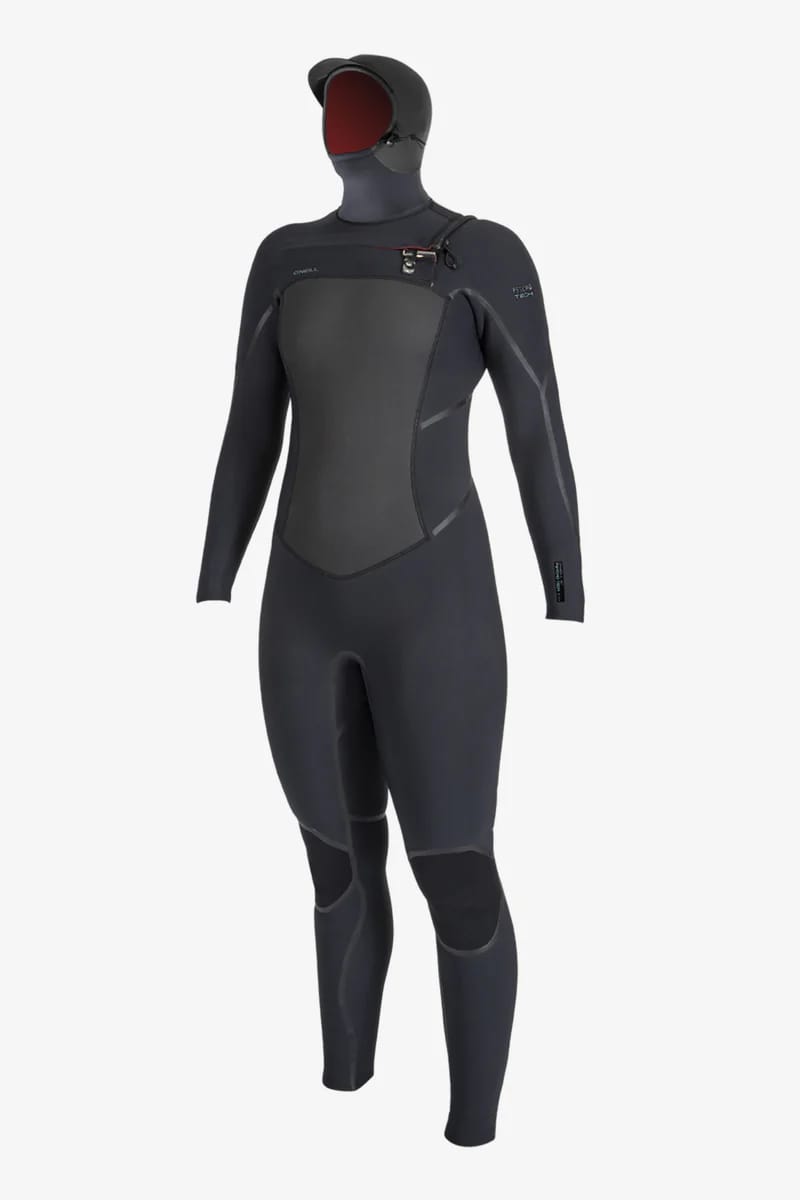 PSYCHO TECH CHEST ZIP FULL WETSUIT W/ HOOD - main product image