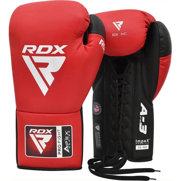 RDX APEX Competition/Fight Lace Up Boxing Gloves - main product image