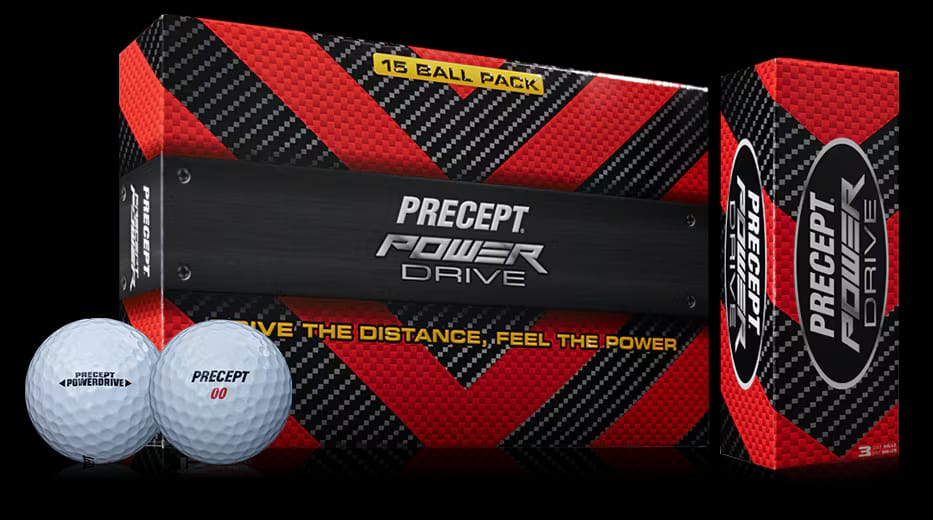 Precept Powerdrive golf balls - main product image