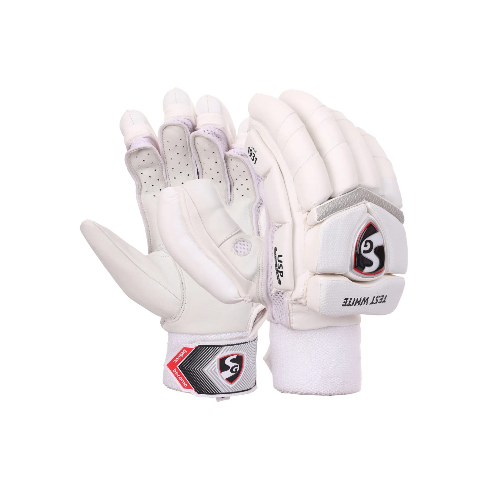 Test White Batting Glove - main product image