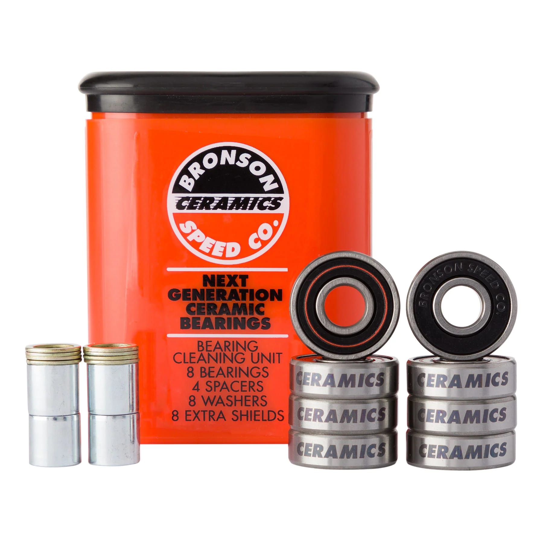 Ceramic Bronson Skateboard Bearings - main product image