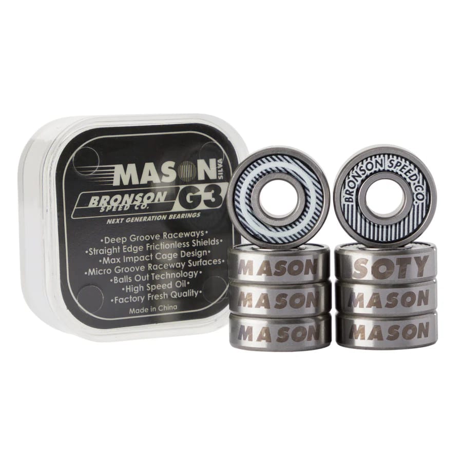Mason Silva G3 Bronson Skateboard Bearings - main product image
