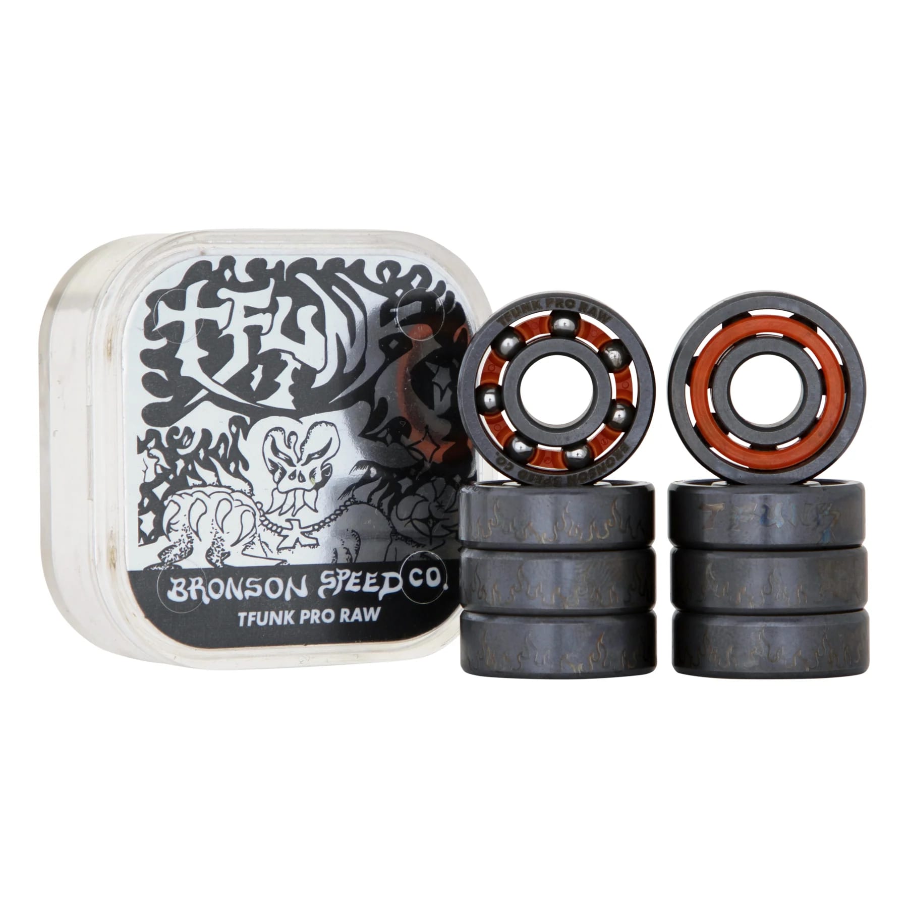 TFunk Pro Raw Bronson Skateboard Bearings - main product image