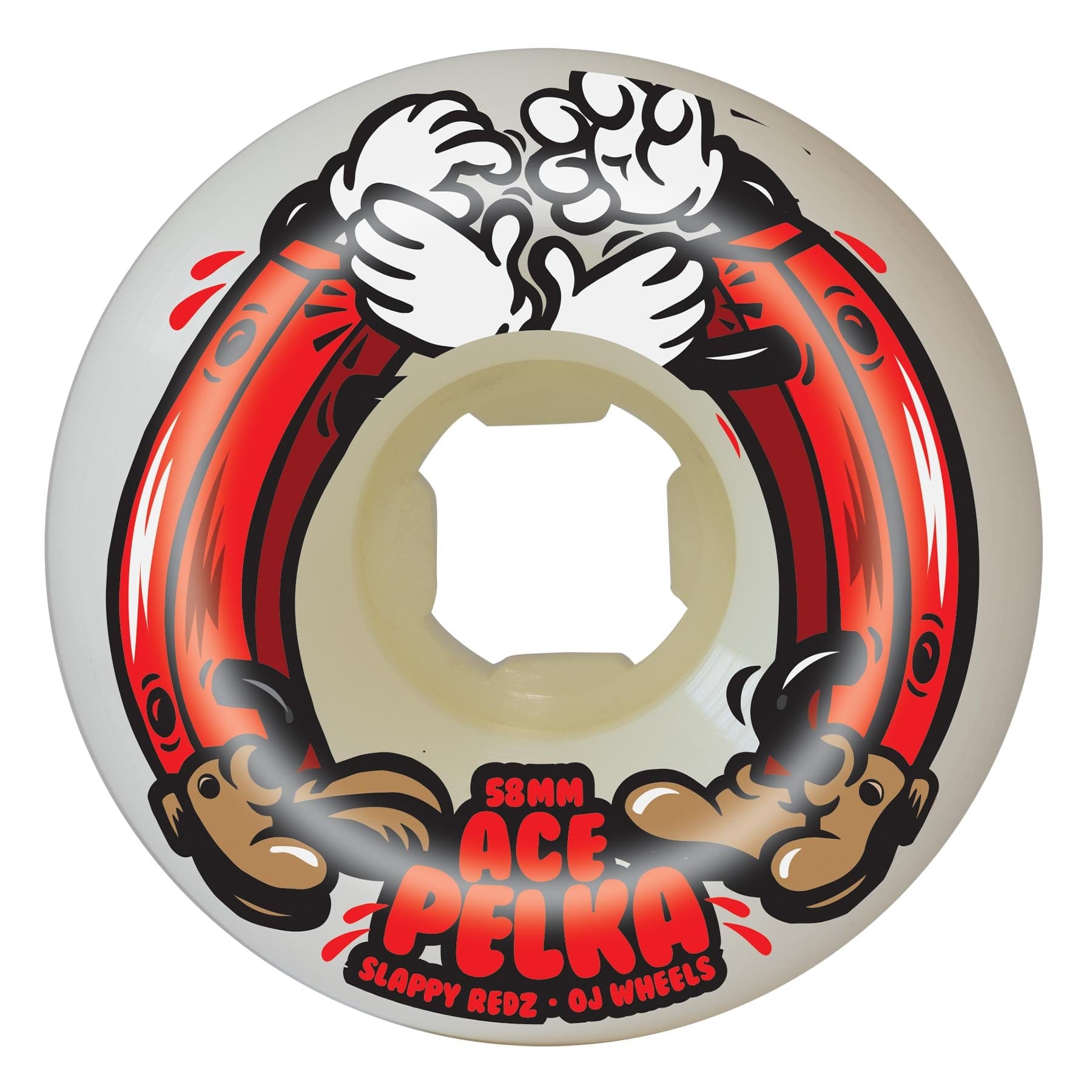 Ace Pelka Slappy Redz Double Duro Skateboard Wheels - main product image
