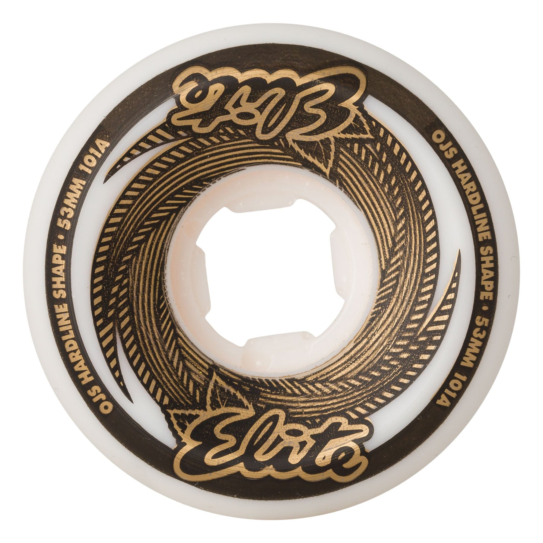 Elite Gold Hardline Skateboard Wheels - main product image