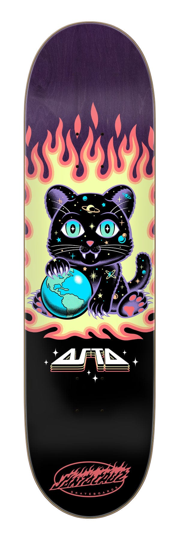 Asta Space Kitten Santa Cruz VX Skateboard Deck - main product image