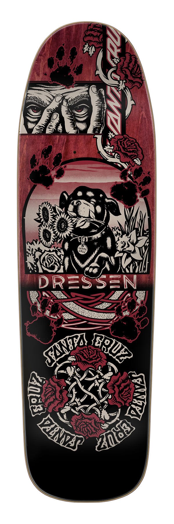 Dressen Evo Shaped Santa Cruz Skateboard Deck - main product image