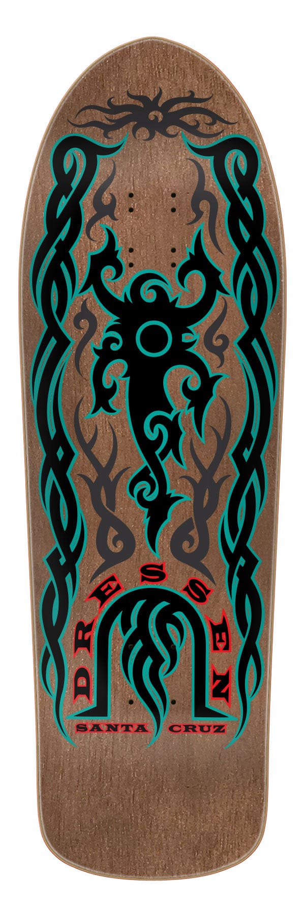 Dressen Tribal Reissue Santa Cruz Skateboard Deck - main product image