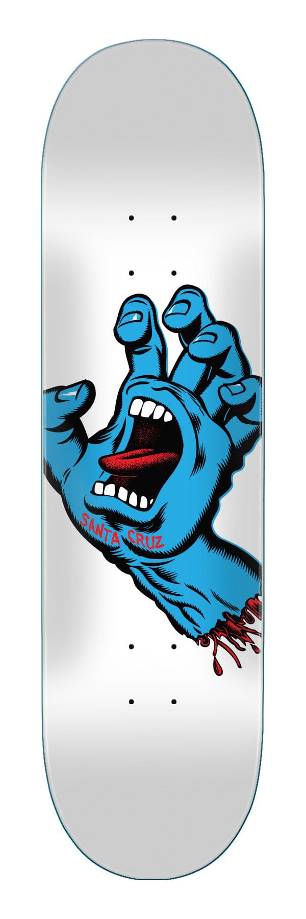 Jim Phillips Screaming Hand Santa Cruz Skateboard Deck - main product image