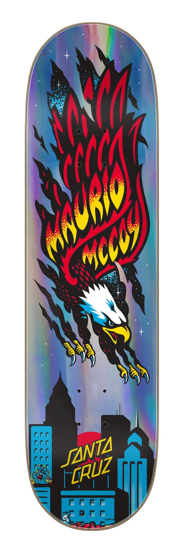 McCoy Ripping Eagle VX Santa Cruz Twin Skateboard Deck - main product image