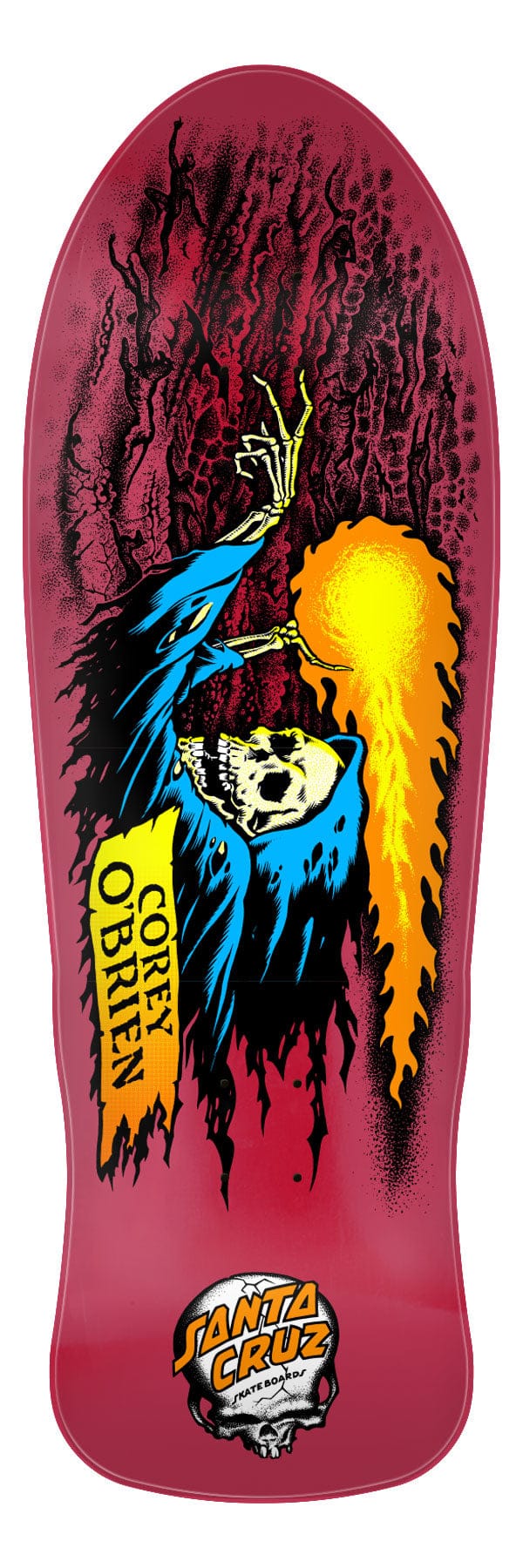 O'Brien Reaper Reissue Santa Cruz Skateboard Deck - main product image