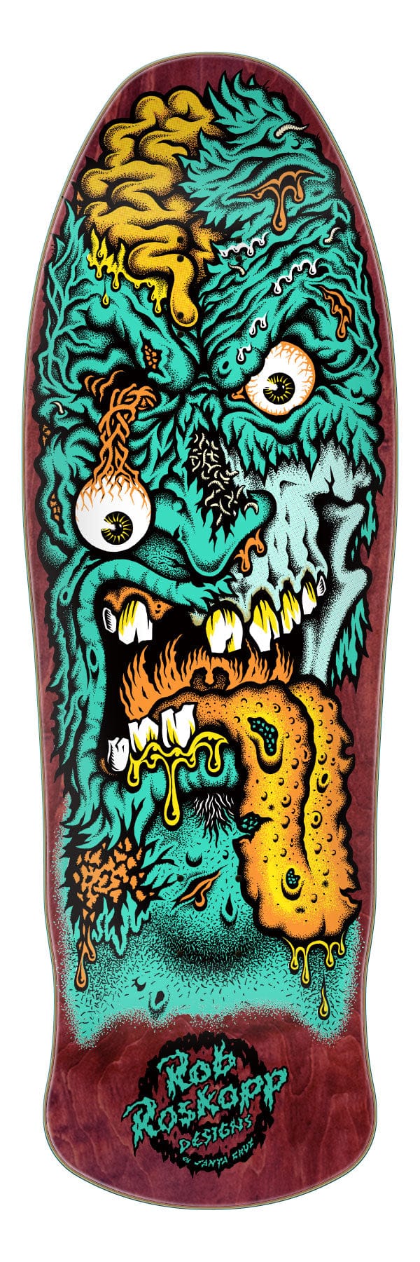 Roskopp Face Two Reissue Santa Cruz Skateboard Deck - main product image