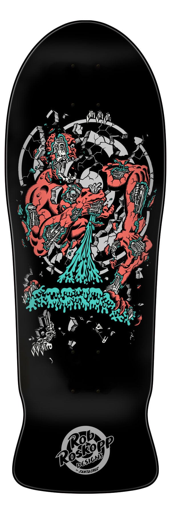 Roskopp Four Reissue Santa Cruz Skateboard Deck - main product image