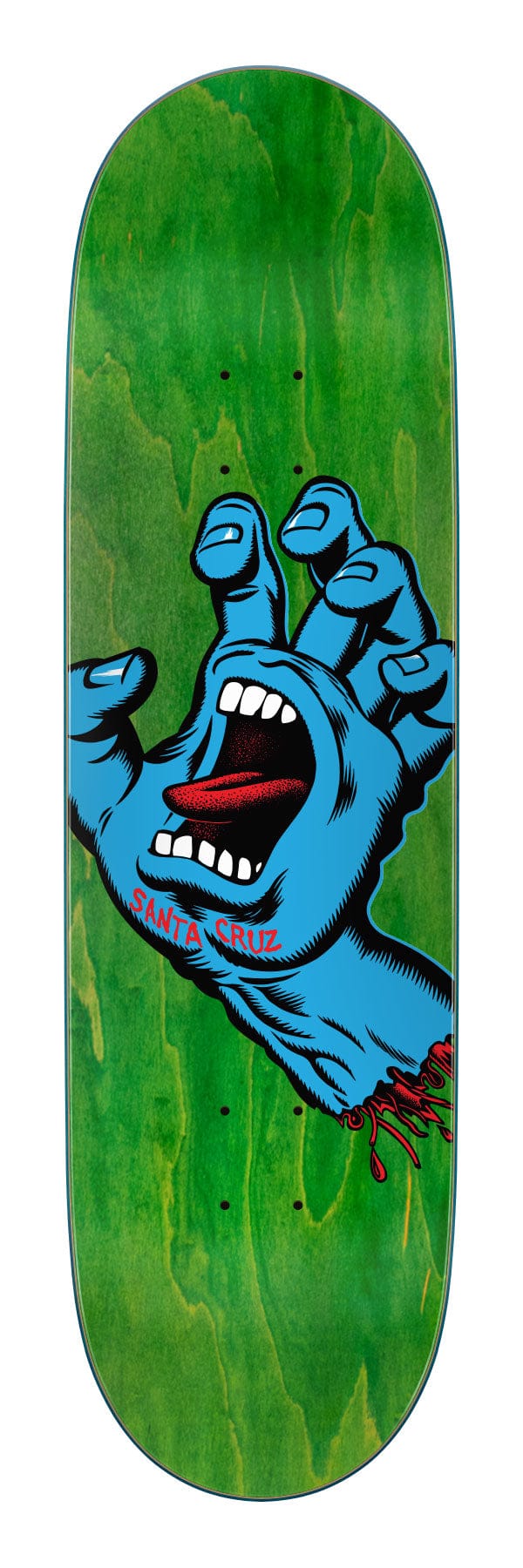Screaming Hand Santa Cruz Skateboard Deck - main product image