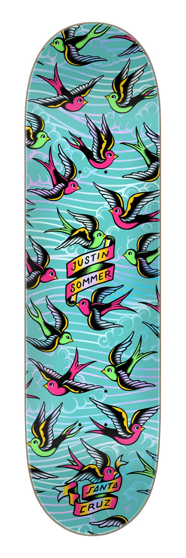 Sommer Sparrows Santa Cruz Skateboard Deck - main product image