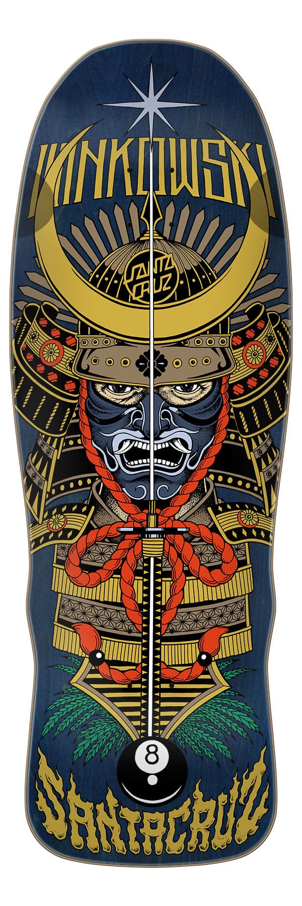 Winkowski Samurai Santa Cruz Shaped Skateboard Deck - main product image
