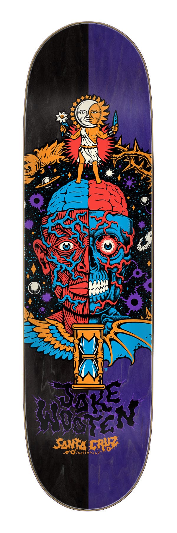 Wooten Crest Santa Cruz VX Skateboard Deck - main product image