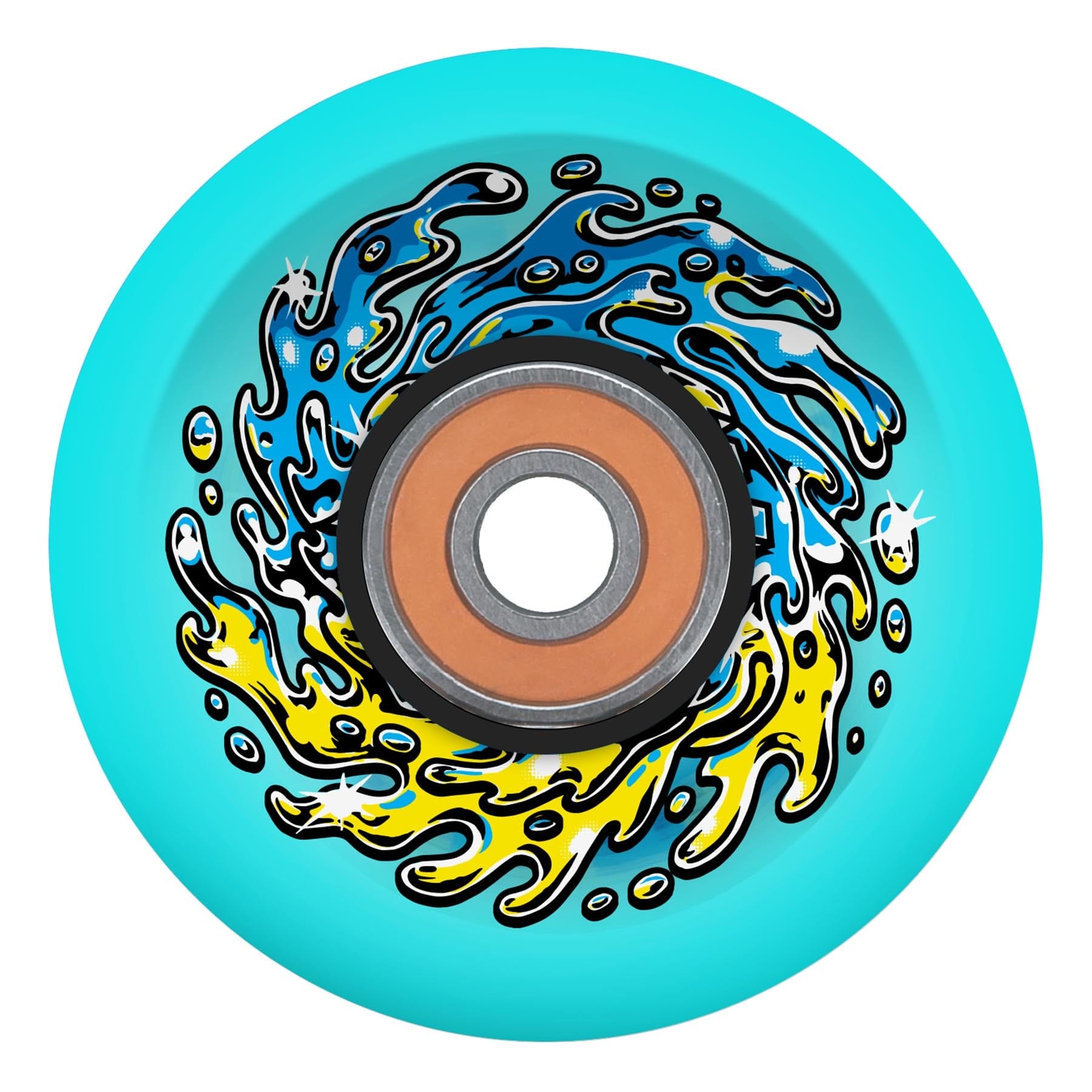 Light Ups Slime Surfer OG Skateboard Wheels - main product image